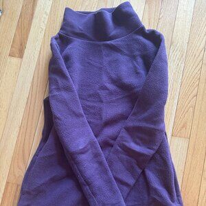 Dudley Stephens Cobble Hill Turtleneck in Vello Fleece Purple